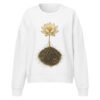 Lotus Paw Crew Sweatshirt white front