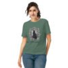 Patience & Poison women's ribbed neck t-shirt front green bay