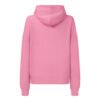 Forest Guardian women's organic mid-weight hoodie back bubble pink