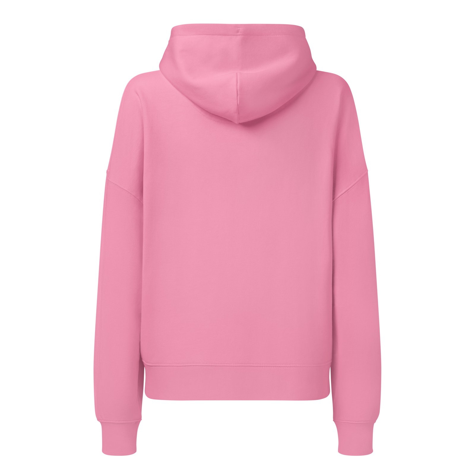 Forest Guardian women's organic mid-weight hoodie back bubble pink