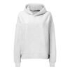 Neon Heartbreak midweight women's psychedelic cat hoodie front