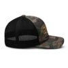K Cat Camo Trucker Hat in Camo/Black – right side