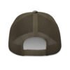 K Cat Camo Trucker Hat in Camo/Olive – back view