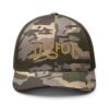 K Cat Camo Trucker Hat in Camo/Olive – front view