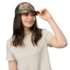 K Cat Camo Trucker Hat in Camo/Olive – front view