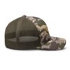 K Cat Camo Trucker Hat in Camo/Olive – right side