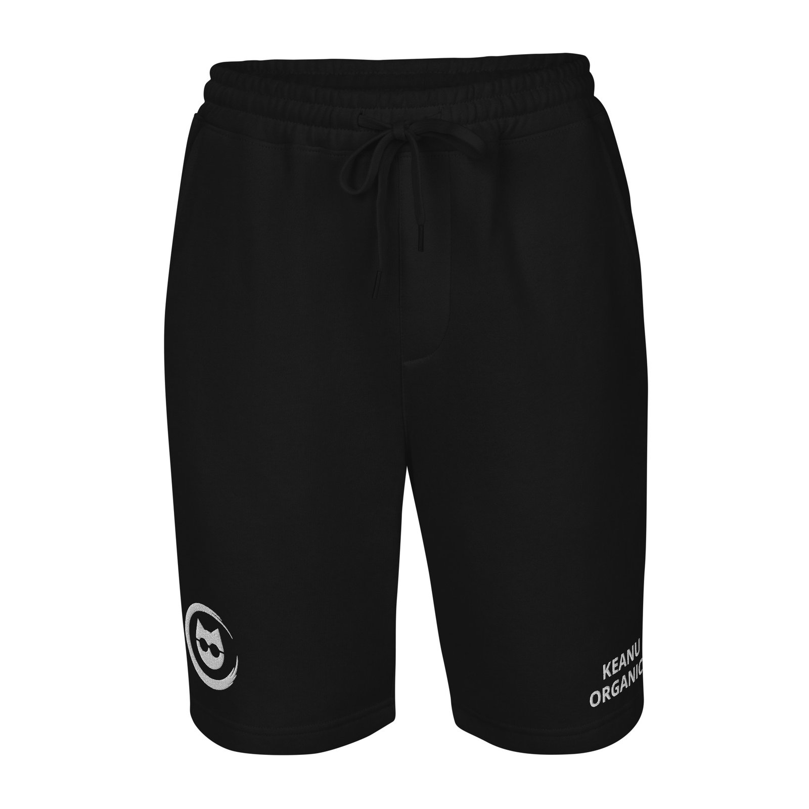 Keanu Logo Fleece Shorts — Night Edition