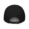 Keanu White Logo Dad Hat in Black – back view