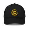 Keanu Gold Logo Dad Hat in Black – front view