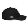 Keanu White Logo Dad Hat in Black – right side