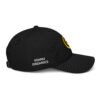 Keanu Gold Logo Dad Hat in Black – right side
