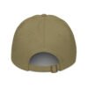 Keanu White Logo Dad Hat in Jungle – back view