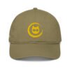 Keanu Gold Logo Dad Hat in Jungle – front view