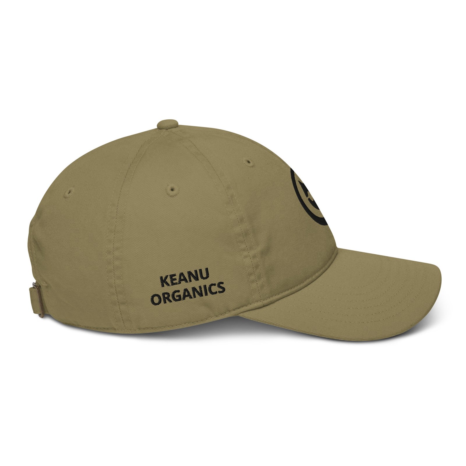 Keanu Logo Dad Hat in Jungle – right side
