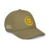 Keanu Gold Logo Dad Hat in Jungle – right front view