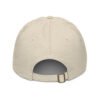 Keanu Gold Logo Dad Hat in Oyster – back view