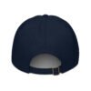 Keanu White Logo Dad Hat in Pacific – back view