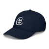 Keanu White Logo Dad Hat in Pacific – left front view