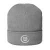 Keanu Logo Beanie in Light Grey – front view