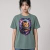 Woman wearing the Green Bay Puddy's Odyssey Tee, front view
