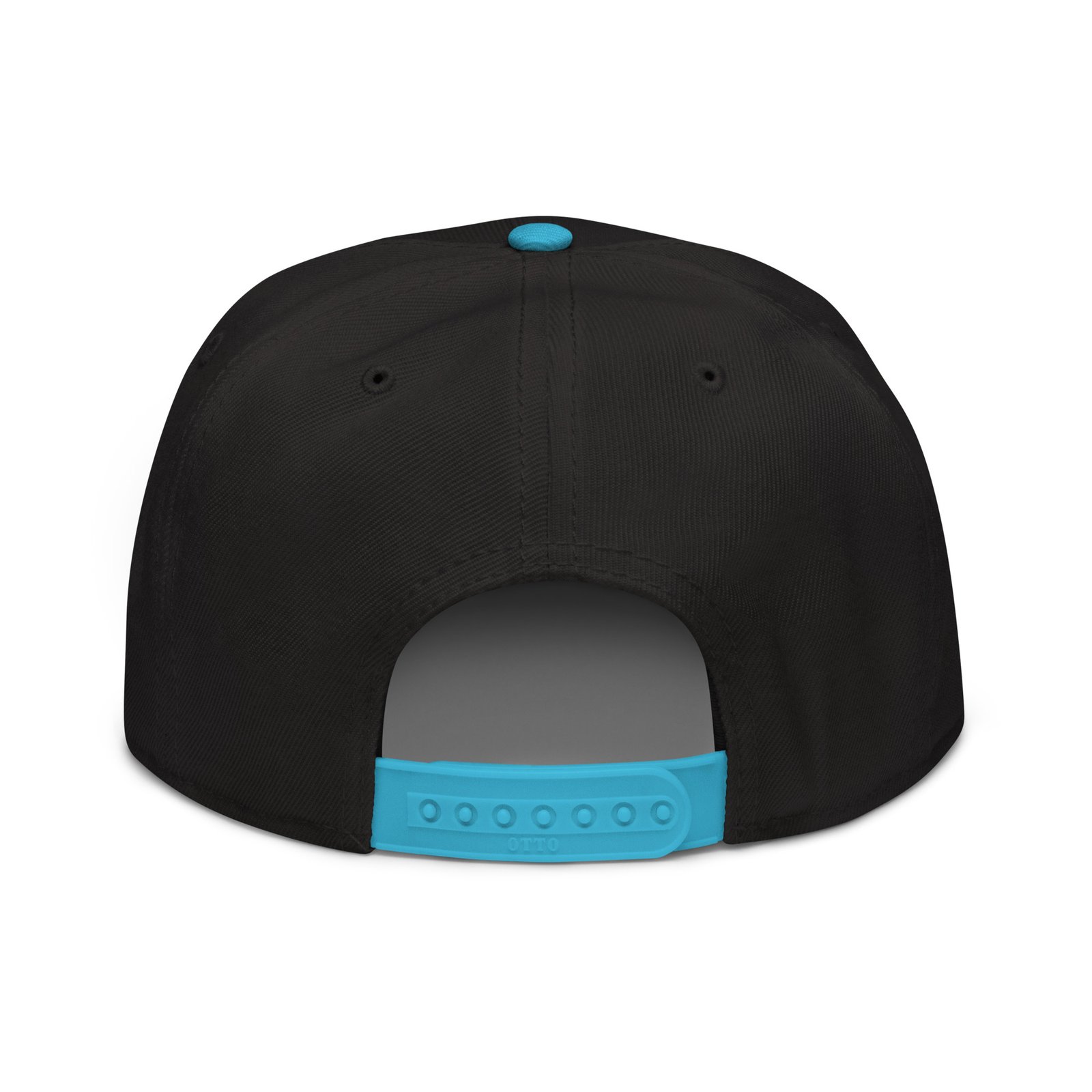 Mahavatar Keanu Ultra Snapback Hat in Aqua blue/Black – back view