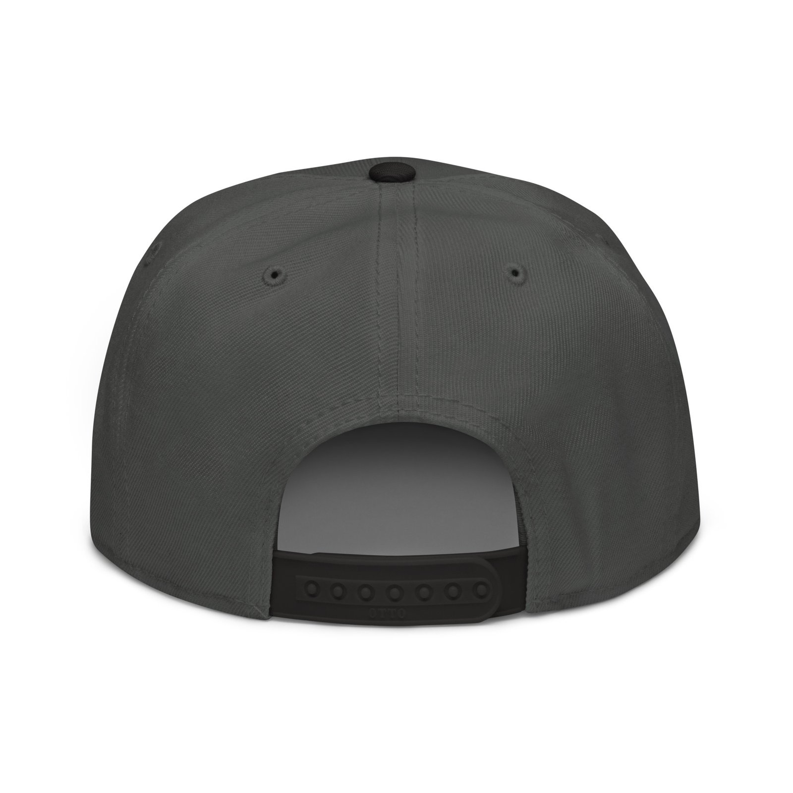 Mahavatar Keanu Ultra Snapback Hat in Black/Charcoal gray – back view