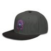 Mahavatar Keanu Ultra Snapback Hat in Black/Charcoal gray – left front view