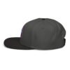 Mahavatar Keanu Ultra Snapback Hat in Black/Charcoal gray – left side
