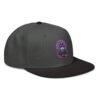 Mahavatar Keanu Ultra Snapback Hat in Black/Charcoal gray – right front view