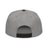 Keanu Logo Two-Tone Snapback Hat in Black/Gray – back view