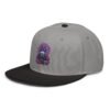 Mahavatar Keanu Ultra Snapback Hat in Black/Gray – left front view