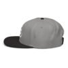 Keanu Logo Two-Tone Snapback Hat in Black/Gray – left side