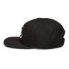 Keanu Logo Snapback Hat in Black – left side