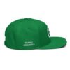 Keanu Logo Snapback Hat in Kelly Green – right side