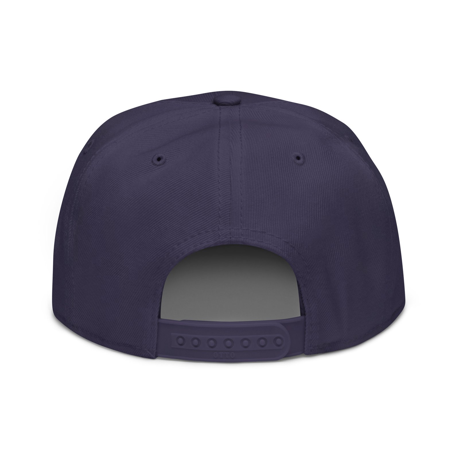Keanu Logo Snapback Hat in Navy blue – back view