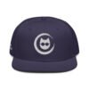 Keanu Logo Snapback Hat in Navy blue – front view