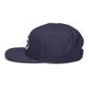 Keanu Logo Snapback Hat in Navy blue – left side