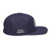 Keanu Logo Snapback Hat in Navy blue – right side