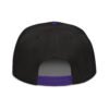 Mahavatar Keanu Ultra Snapback Hat in Purple/Black – back view