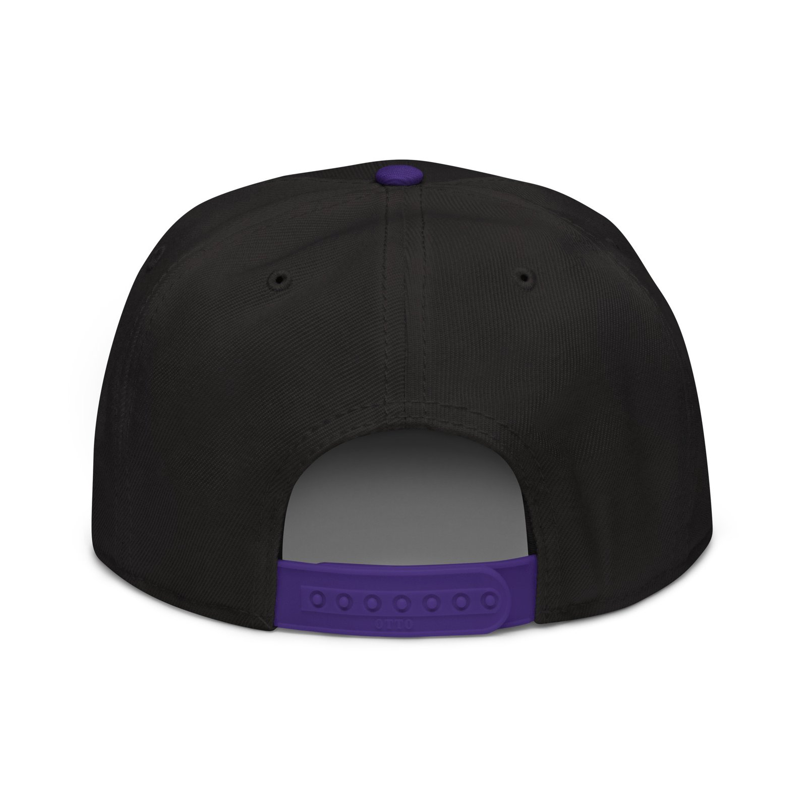 Mahavatar Keanu Ultra Snapback Hat in Purple/Black – back view