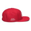 Keanu Logo Snapback Hat in Red – right side