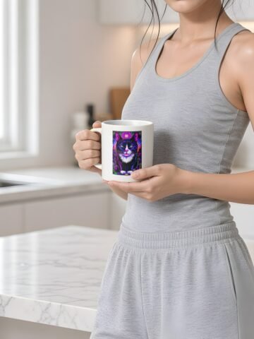 TruColors Mug held by model