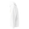 Prism Heavyweight Hoodie in White, right side: plain sleeve, Prism art on the back