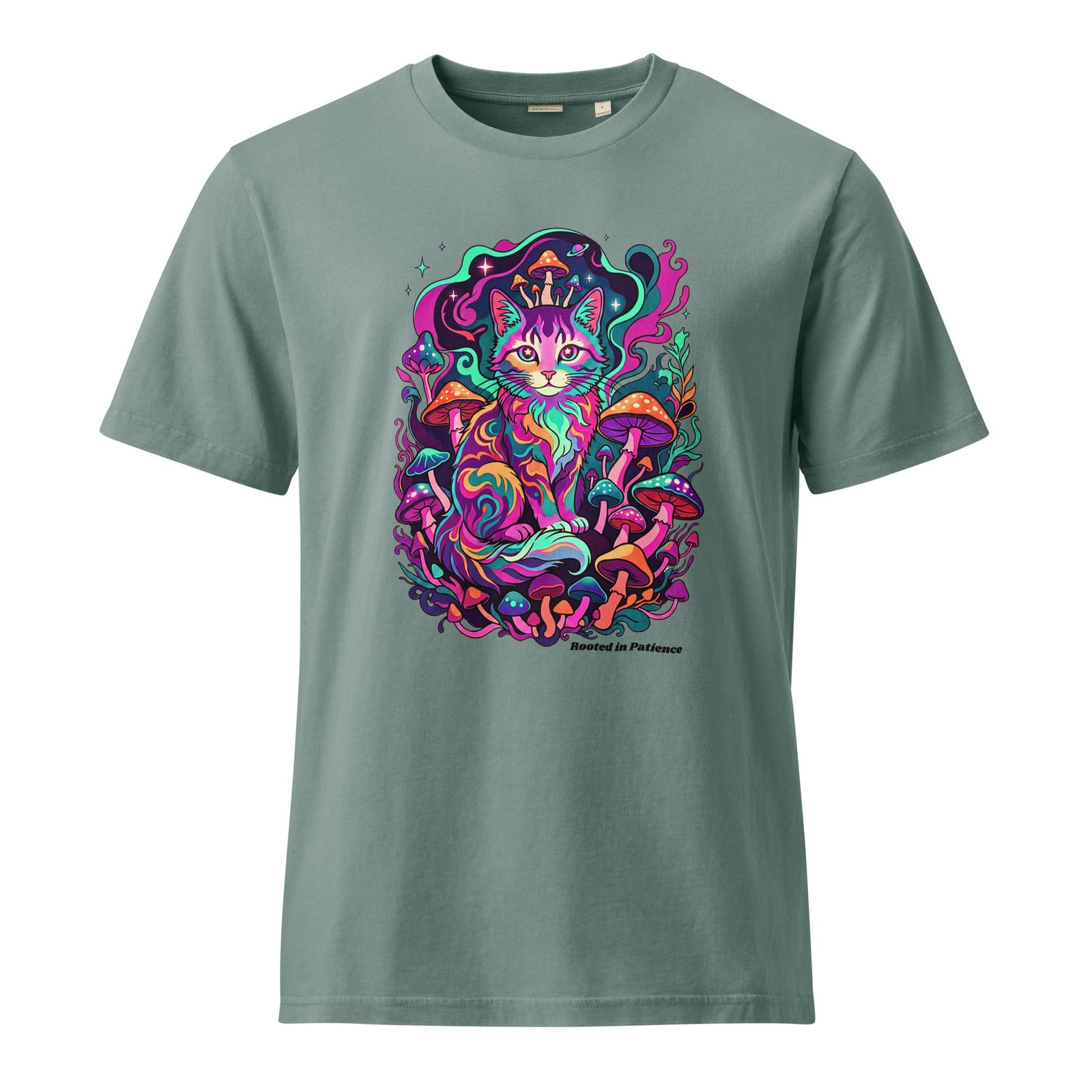 Mushroom Guardian Garment-Dyed Tee - Image 4