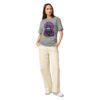 Woman wearing the misty grey Mahavatar Keanu Ultra Garment-Dyed Tee
