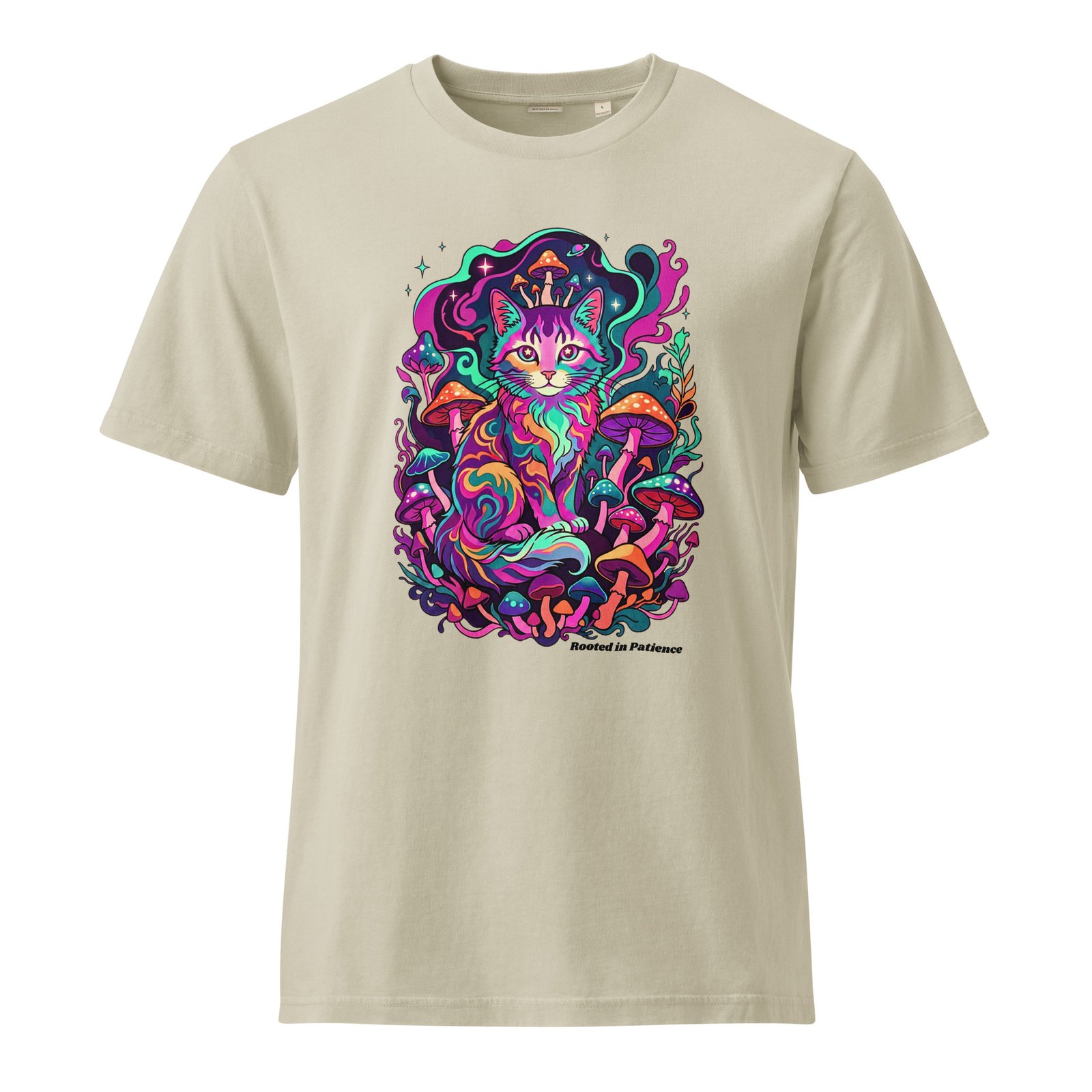 Mushroom Guardian Garment-Dyed Tee - Image 8