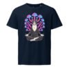 Mushroom Meditation Organic Mid Tee french navy front