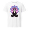 Mushroom Meditation Organic Mid Tee white front