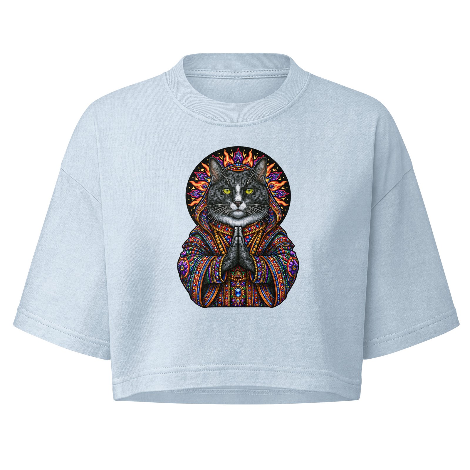 Mahavatar Keanu Blessing Crop Tee - Image 4