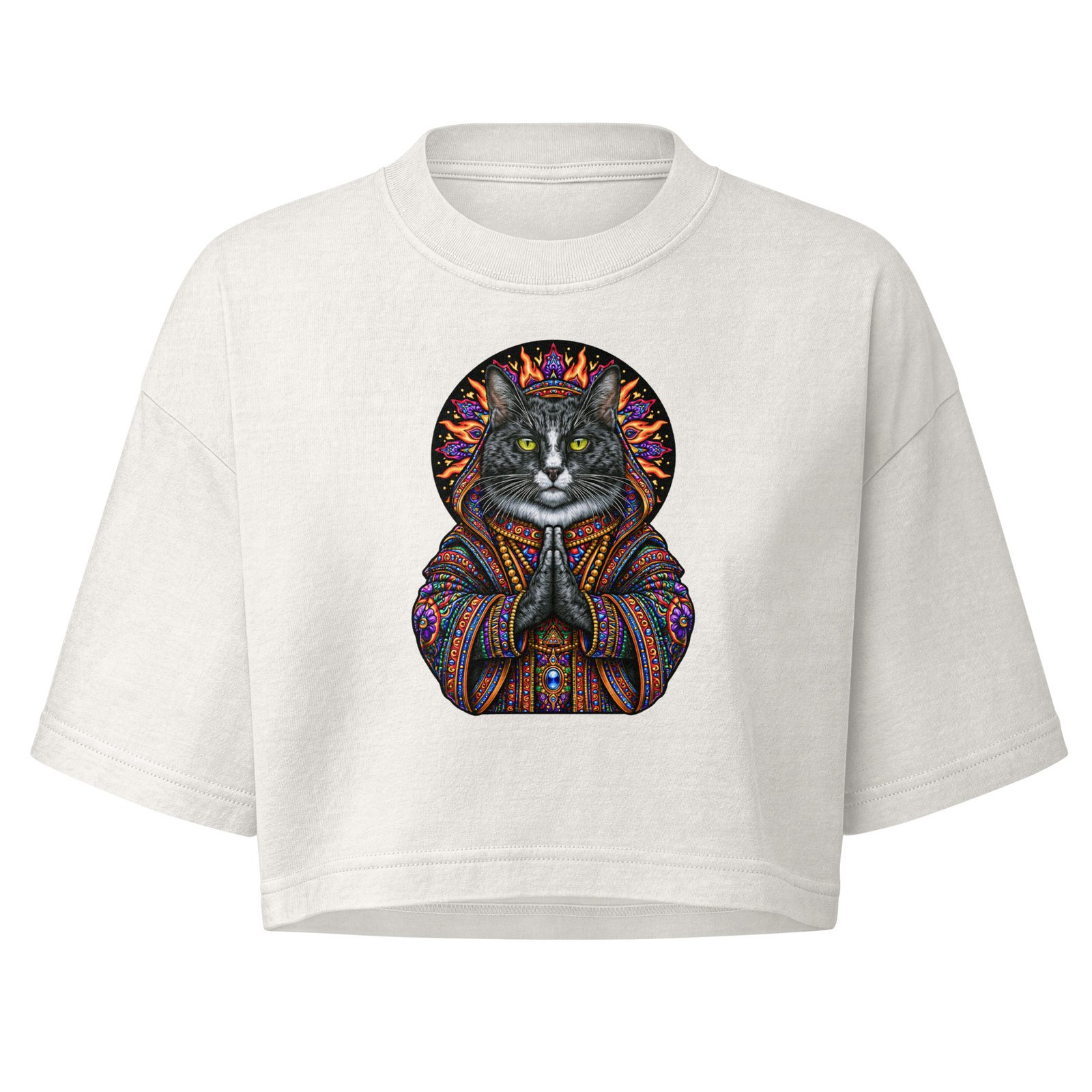 Mahavatar Keanu Blessing Crop Tee - Image 6
